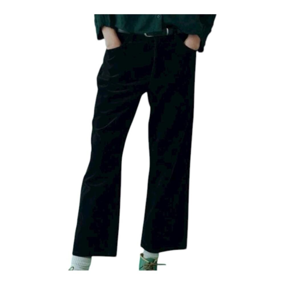 THE GREAT. The Velvet Wayne Jean Black Size 24